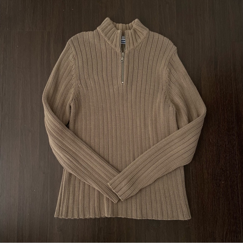 Vintage Old Navy Knit Quarter Zip Sweater